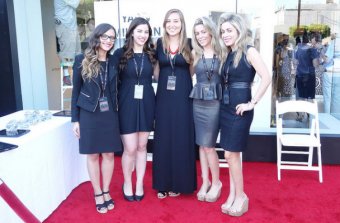 Val and her team at the Leica Store LA opening event